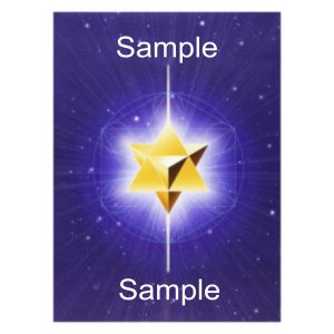 Emetteur Radionique : Merkaba / Merkabah (Grand modèle A4)